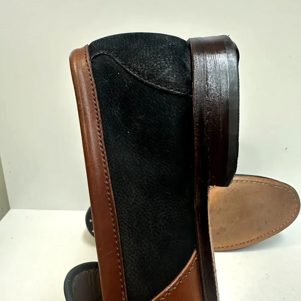VGUC Rancourt & Co. x Allen Edmonds Townsend Nubuck Strap Penny Loafers USA 11 D